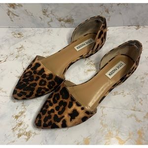 Steve Madden Leopard Flats 7.5